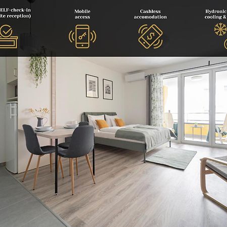 Westside Garden Apartments By Urbanrent Budapest Bagian luar foto